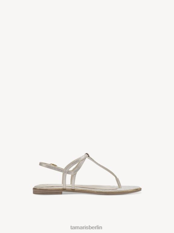 de Tamaris Frauen Sandale - gelb/hellgold struk. 0LHV4324 Schuhe