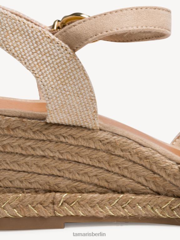 de Tamaris Frauen Sandale mit Absatz - Beige 0LHV42354 Schuhe