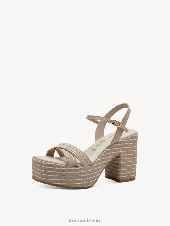 de Tamaris Frauen Sandale mit Absatz - Beige 0LHV423 Schuhe