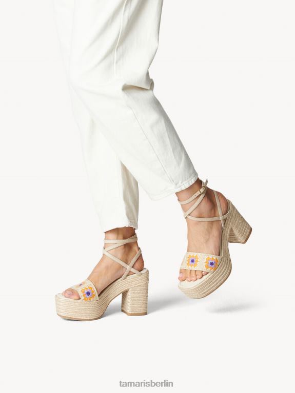 de Tamaris Frauen Sandale mit Absatz – Beige/Beige-Kamm 0LHV4266 Schuhe
