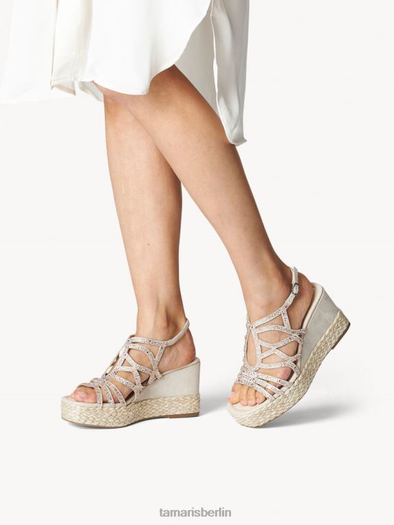 de Tamaris Frauen Sandale mit Absatz – Beige/Muschel 0LHV4717 Schuhe