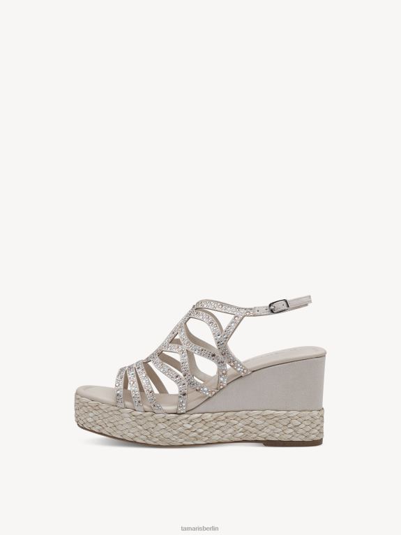 de Tamaris Frauen Sandale mit Absatz – Beige/Muschel 0LHV4717 Schuhe