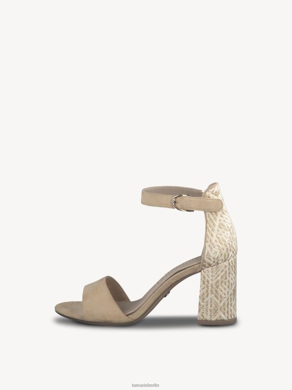 de Tamaris Frauen Sandale mit Absatz – Beige/Naturkamm 0LHV41464 Schuhe