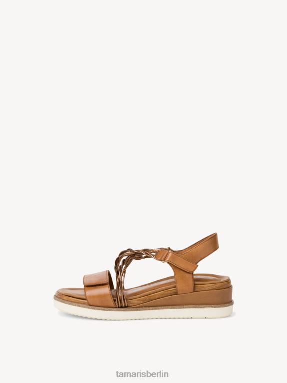 de Tamaris Frauen Sandale mit Absatz – Braun/Cognac-Kamm 0LHV41169 Schuhe