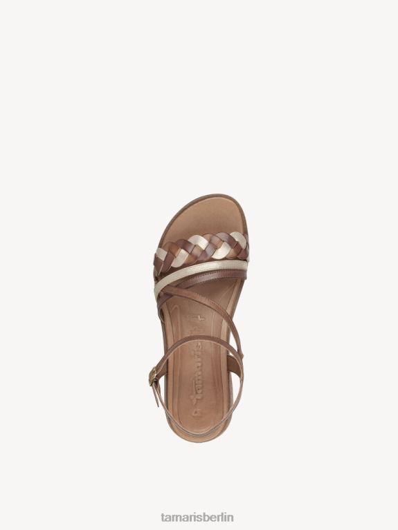 de Tamaris Frauen Sandale mit Absatz – Braun/Cognac-Kamm 0LHV41283 Schuhe