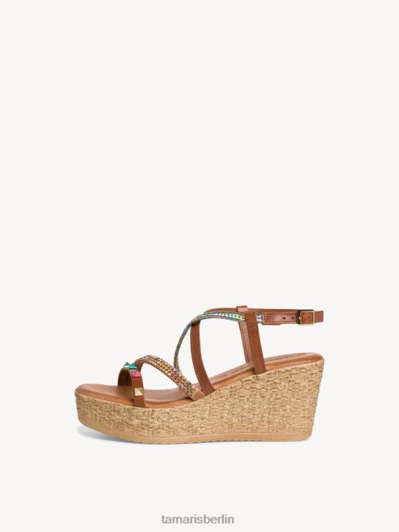 de Tamaris Frauen Sandale mit Absatz – Braun/Cognac-Kamm 0LHV41330 Schuhe
