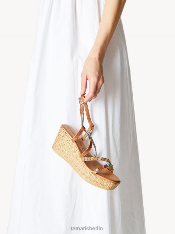 de Tamaris Frauen Sandale mit Absatz – Braun/Cognac-Kamm 0LHV41330 Schuhe