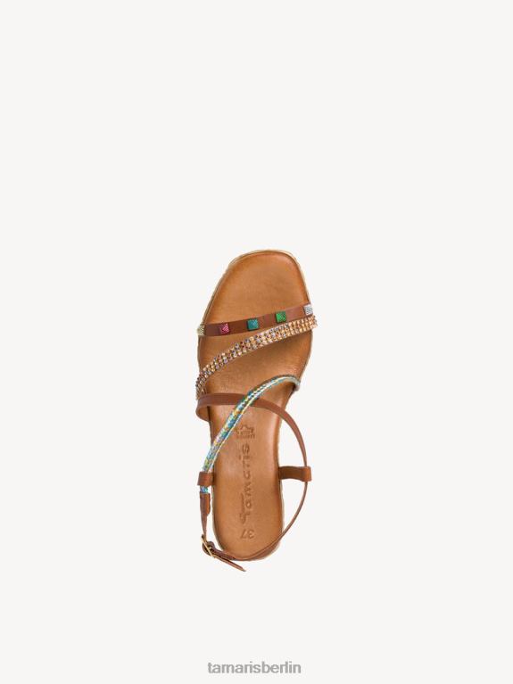 de Tamaris Frauen Sandale mit Absatz – Braun/Cognac-Kamm 0LHV41330 Schuhe