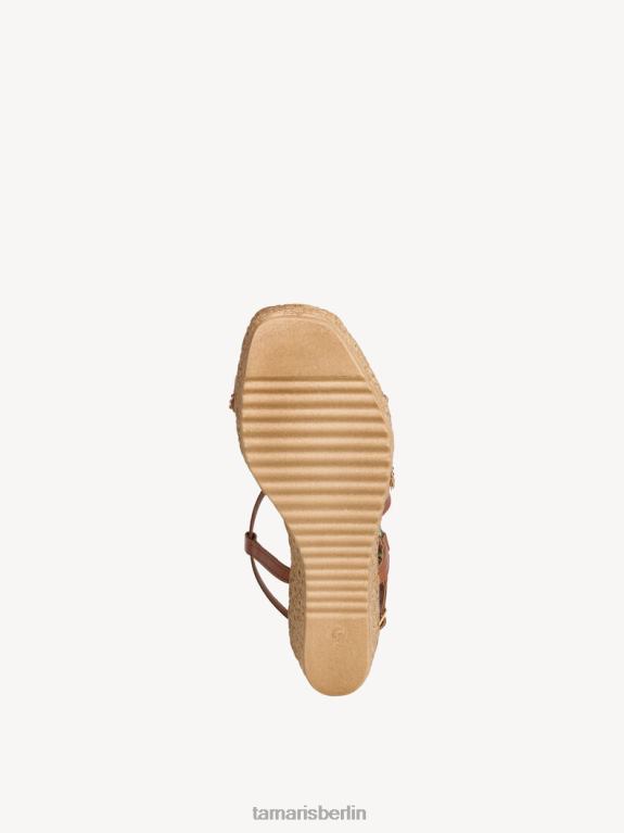 de Tamaris Frauen Sandale mit Absatz – Braun/Cognac-Kamm 0LHV41330 Schuhe