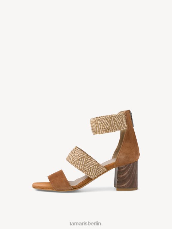 de Tamaris Frauen Sandale mit Absatz – Braun/Cognac-Kamm 0LHV42081 Schuhe