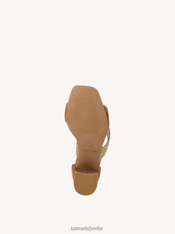 de Tamaris Frauen Sandale mit Absatz – Braun/Cognac-Kamm 0LHV42081 Schuhe