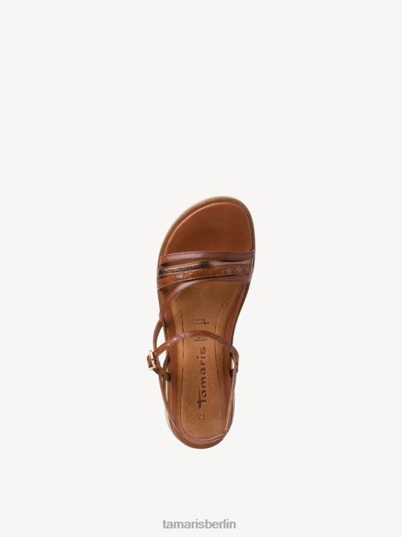 de Tamaris Frauen Sandale mit Absatz – Braun/Cognac-Kamm 0LHV42121 Schuhe