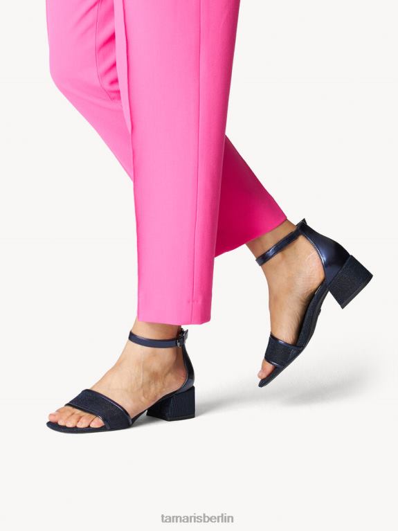 de Tamaris Frauen Sandale mit Absatz – Glamourblau/Marineblau 0LHV4399 Schuhe
