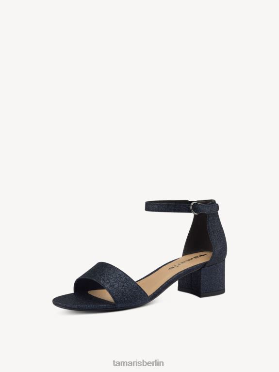 de Tamaris Frauen Sandale mit Absatz – Glamourblau/Marineblau 0LHV4440 Schuhe