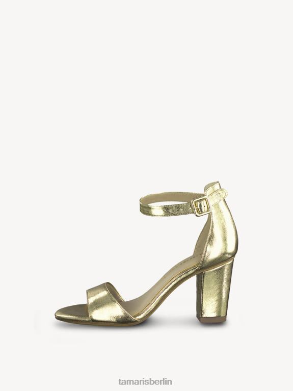 de Tamaris Frauen Sandale mit Absatz – Gold 0LHV41439 Schuhe