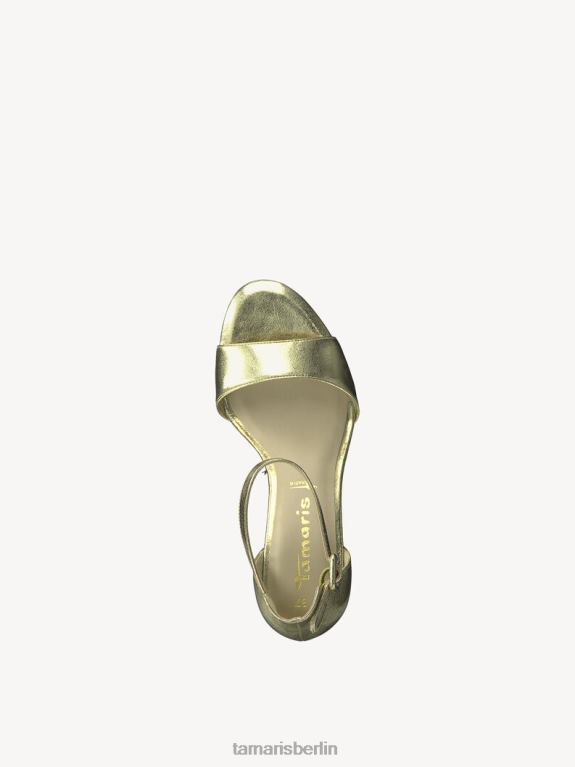de Tamaris Frauen Sandale mit Absatz – Gold 0LHV41439 Schuhe