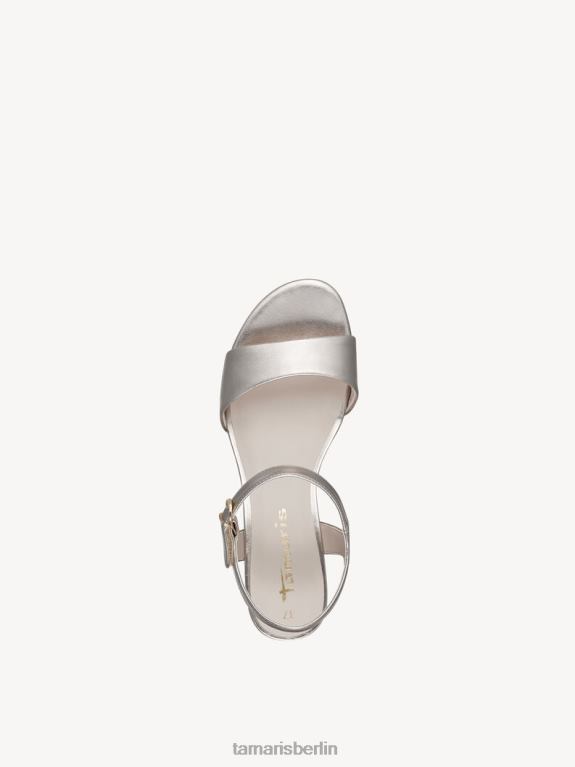 de Tamaris Frauen Sandale mit Absatz – Metallic/Hellgold 0LHV41206 Schuhe