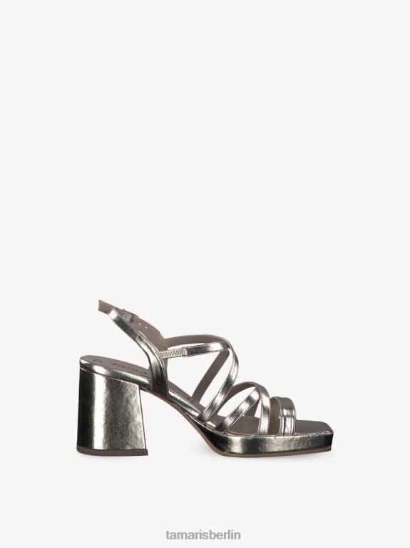 de Tamaris Frauen Sandale mit Absatz – Metallic/Hellgold 0LHV445 Schuhe