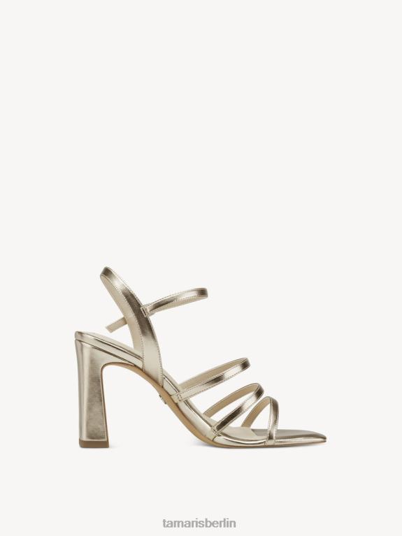de Tamaris Frauen Sandale mit Absatz – Metallic/Hellgold 0LHV4523 Schuhe