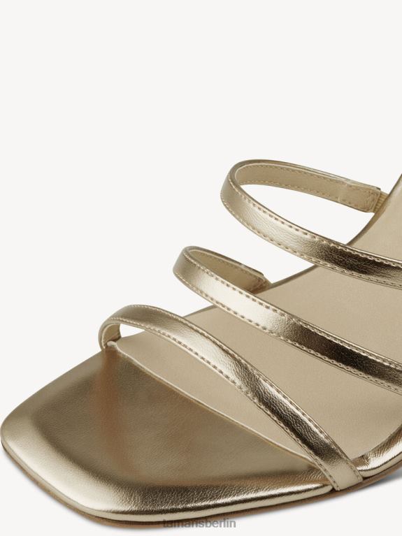 de Tamaris Frauen Sandale mit Absatz – Metallic/Hellgold 0LHV4523 Schuhe
