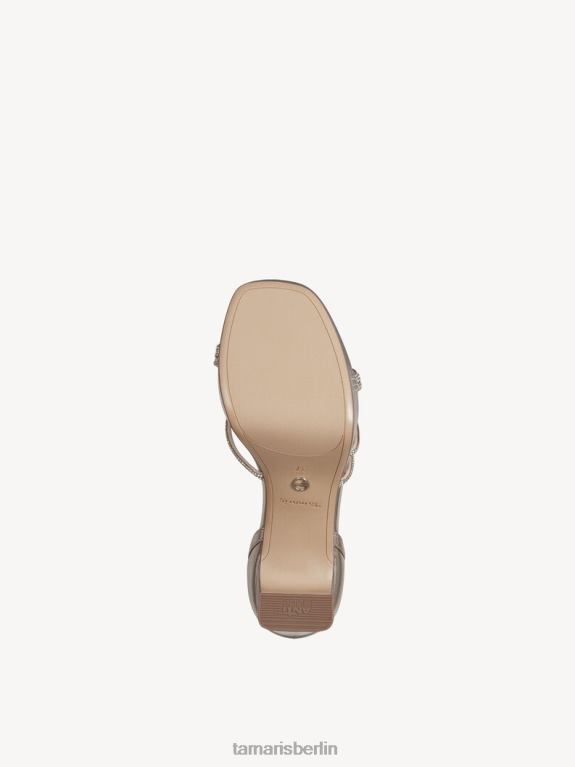 de Tamaris Frauen Sandale mit Absatz – Metallic/Hellgold 0LHV4677 Schuhe