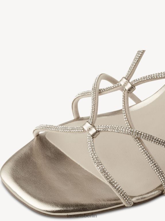 de Tamaris Frauen Sandale mit Absatz – Metallic/Hellgold 0LHV4916 Schuhe