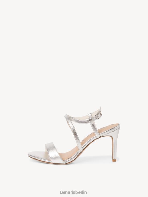 de Tamaris Frauen Sandale mit Absatz – Metallic/Silber 0LHV41177 Schuhe