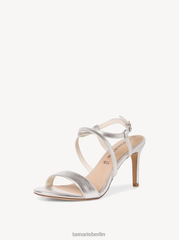 de Tamaris Frauen Sandale mit Absatz – Metallic/Silber 0LHV41177 Schuhe