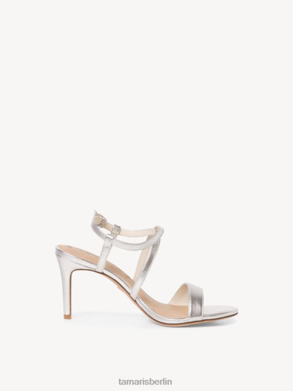 de Tamaris Frauen Sandale mit Absatz – Metallic/Silber 0LHV41177 Schuhe