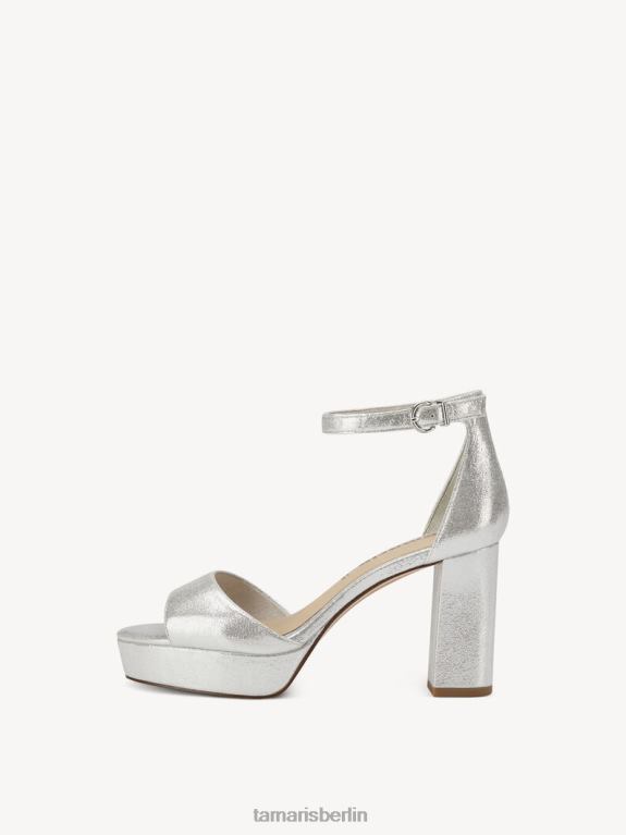 de Tamaris Frauen Sandale mit Absatz – Metallic/Silber 0LHV41974 Schuhe