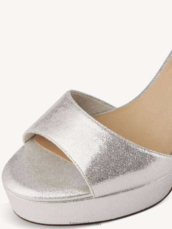 de Tamaris Frauen Sandale mit Absatz – Metallic/Silber 0LHV41974 Schuhe