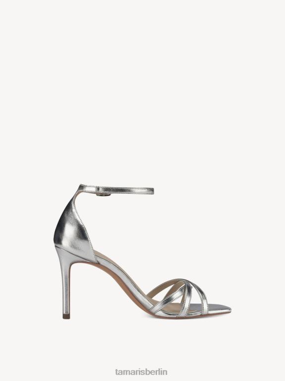 de Tamaris Frauen Sandale mit Absatz – Metallic/Silber 0LHV42159 Schuhe