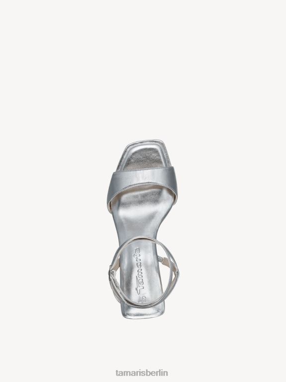 de Tamaris Frauen Sandale mit Absatz – Metallic/Silber 0LHV42163 Schuhe