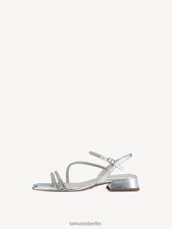 de Tamaris Frauen Sandale mit Absatz – Metallic/Silber 0LHV4685 Schuhe