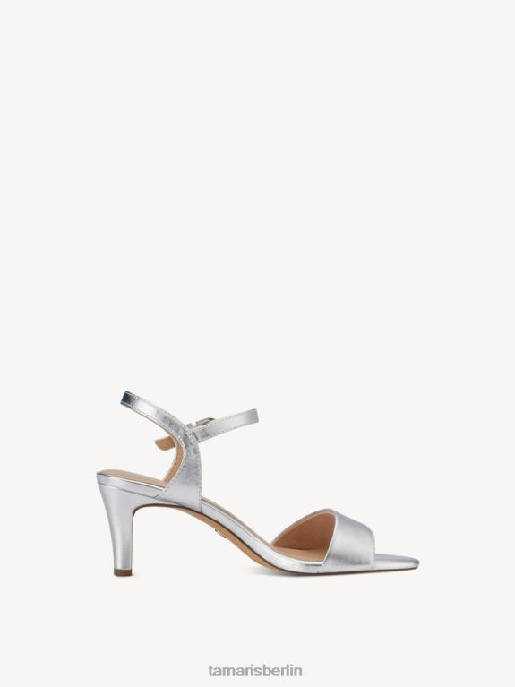 de Tamaris Frauen Sandale mit Absatz – Metallic/Silber 0LHV4946 Schuhe