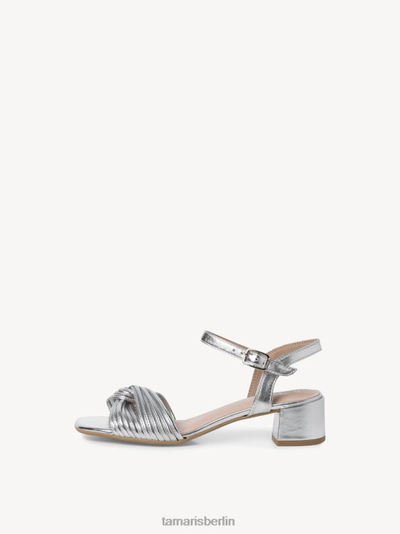 de Tamaris Frauen Sandale mit Absatz – Metallic/Silbermetallic. 0LHV4544 Schuhe