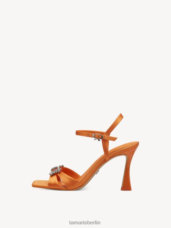 de Tamaris Frauen Sandale mit Absatz - Orange 0LHV421 Schuhe