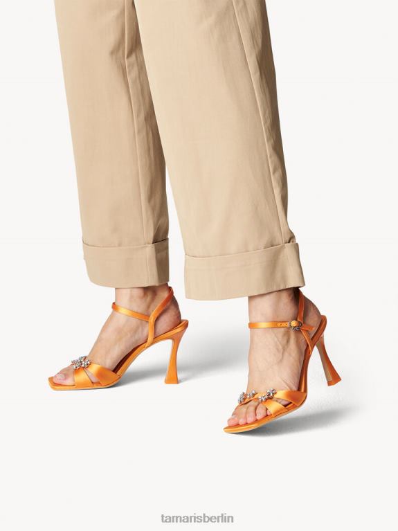 de Tamaris Frauen Sandale mit Absatz - Orange 0LHV421 Schuhe