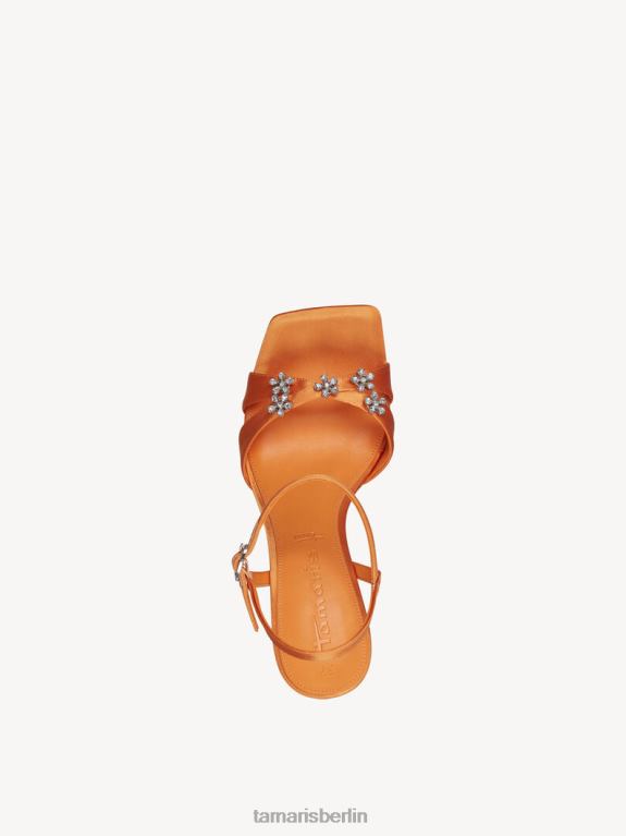de Tamaris Frauen Sandale mit Absatz - Orange 0LHV421 Schuhe
