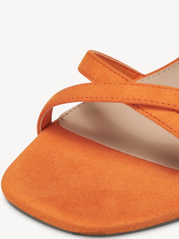 de Tamaris Frauen Sandale mit Absatz - Orange 0LHV42293 Schuhe