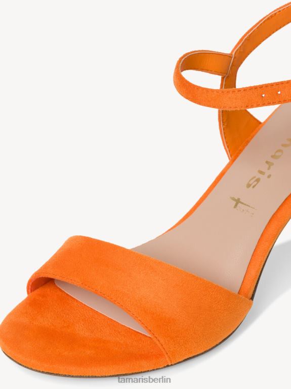 de Tamaris Frauen Sandale mit Absatz - Orange 0LHV4389 Schuhe
