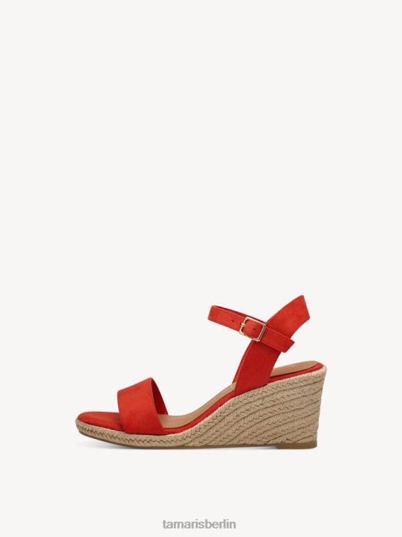 de Tamaris Frauen Sandale mit Absatz - Orange 0LHV4817 Schuhe