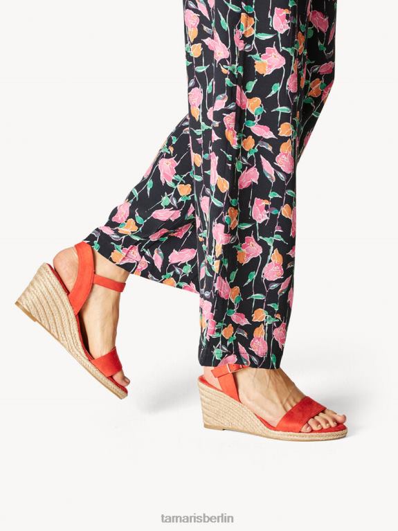 de Tamaris Frauen Sandale mit Absatz - Orange 0LHV4817 Schuhe
