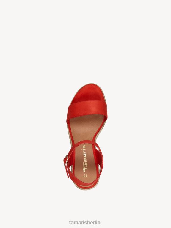 de Tamaris Frauen Sandale mit Absatz - Orange 0LHV4817 Schuhe