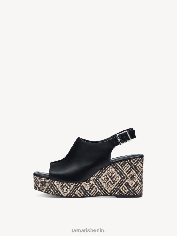 de Tamaris Frauen Sandale mit Absatz - Schwarz 0LHV41040 Schuhe