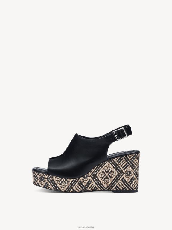de Tamaris Frauen Sandale mit Absatz - Schwarz 0LHV41040 Schuhe