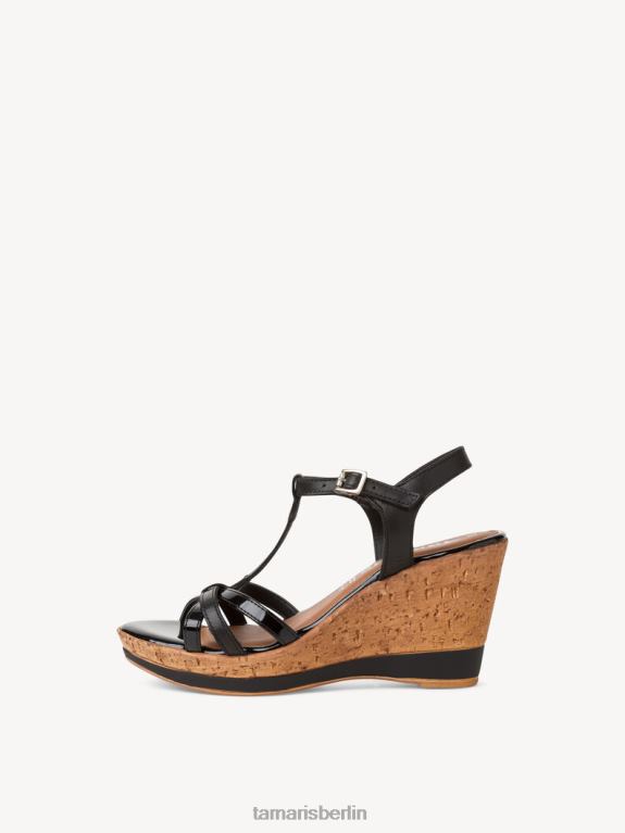 de Tamaris Frauen Sandale mit Absatz - Schwarz 0LHV41093 Schuhe