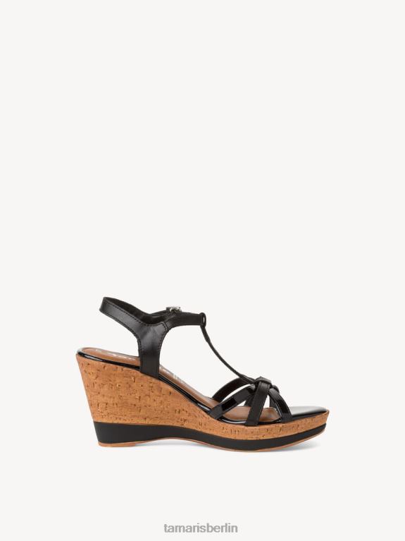 de Tamaris Frauen Sandale mit Absatz - Schwarz 0LHV41093 Schuhe