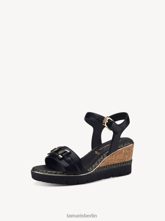 de Tamaris Frauen Sandale mit Absatz - Schwarz 0LHV41211 Schuhe