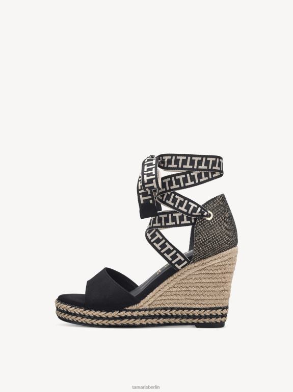 de Tamaris Frauen Sandale mit Absatz - Schwarz 0LHV41287 Schuhe